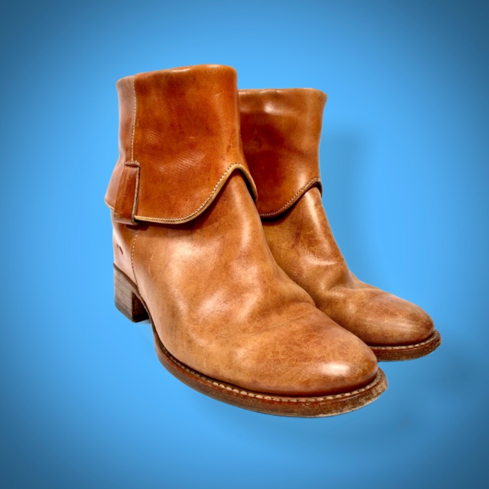 Sassetti Leather Ankle Boots - Picture 1 of 8